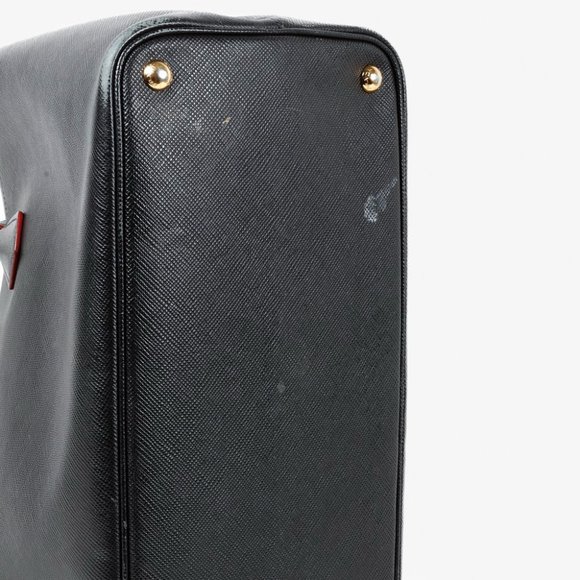 Prada Black Large Double Leather Tote - Picture 14 of 14